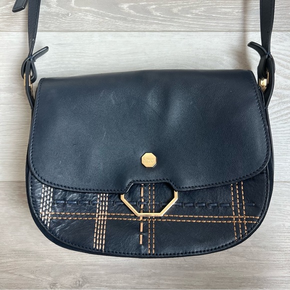Rounded Snake Embossed Leather Crossbody Bag By Louise Et Cie, Size: Medium main image 1
